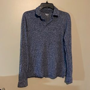 Boden long sleeve 1/4 button pullover shirt L32